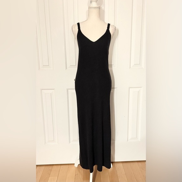 Zara Dresses & Skirts - NWT ZARA THE KNITWEAR COLLECTION Maxi Dress, Sleeveless, Dark Gray, Size Large